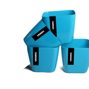 Arsynaas Blue Square Flower Pots for Home